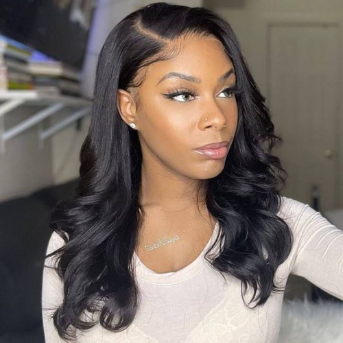 [New Year Offer] Ms Lula Glueless U-Part Wig Seamless Blend, Body Wave 100% Virgin Human Hair Wear & Go | Human Hair Wig | Lace Front